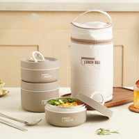 Isobox | Meerlagige geïsoleerde lunchbox (Incl. GRATIS draagtas t.w.v. €19,95)