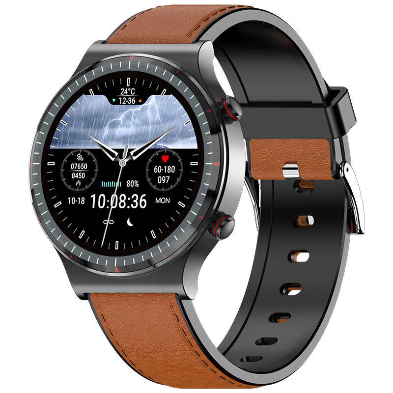 Medische EKG-Smartwatch | CFDA-gecertificeerd | 512Hz Hoge Precisie Biosensor | SpO2- & Hartslagmonitoring | AI-gebaseerde Ademhalingsanalyse | IP67 Waterdicht