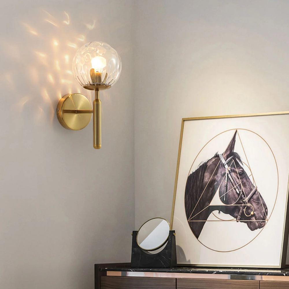 Minimalistische Globe Mystieke Stralende Wandlamp