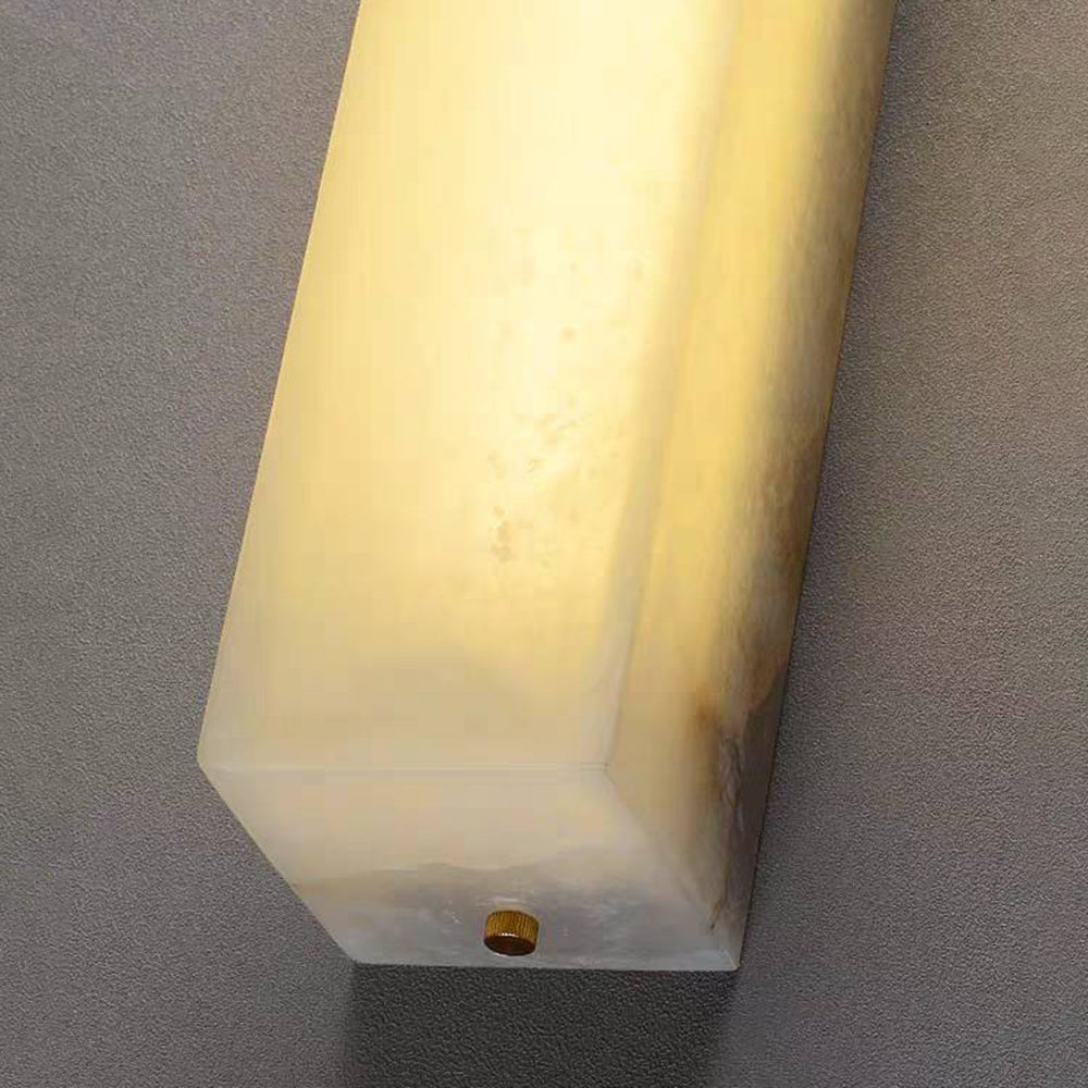 Edge Moderne Rechthoekige Alabaster Buitenwandlamp