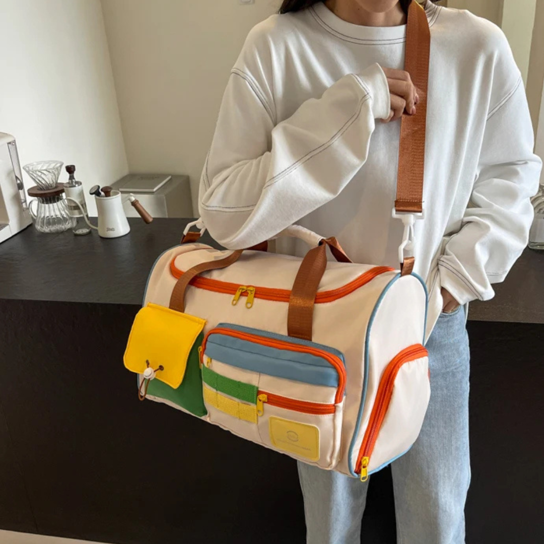 LuxeTrek Oxford reistas | Grote oxford tas met opvallend ontwerp voor vrouwen en op rei