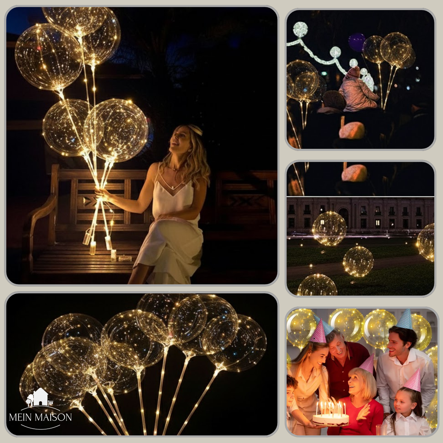 5+5 GRATIS | PartyGlow – Verlicht elk feest met warme, herbruikbare LED-luchtballon-verlichting