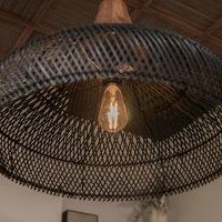 Geweven Koepel Bohemian Rattan Hanglamp