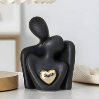 Abstracte Liefhebbers Sentimentele Beeldje