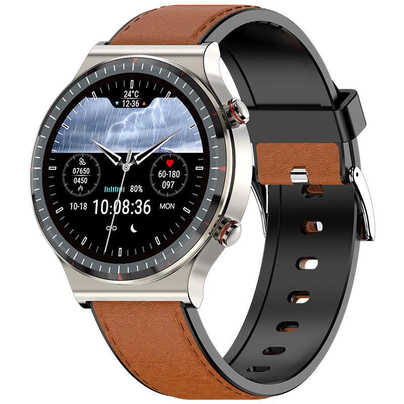Medische EKG-Smartwatch | CFDA-gecertificeerd | 512Hz Hoge Precisie Biosensor | SpO2- & Hartslagmonitoring | AI-gebaseerde Ademhalingsanalyse | IP67 Waterdicht