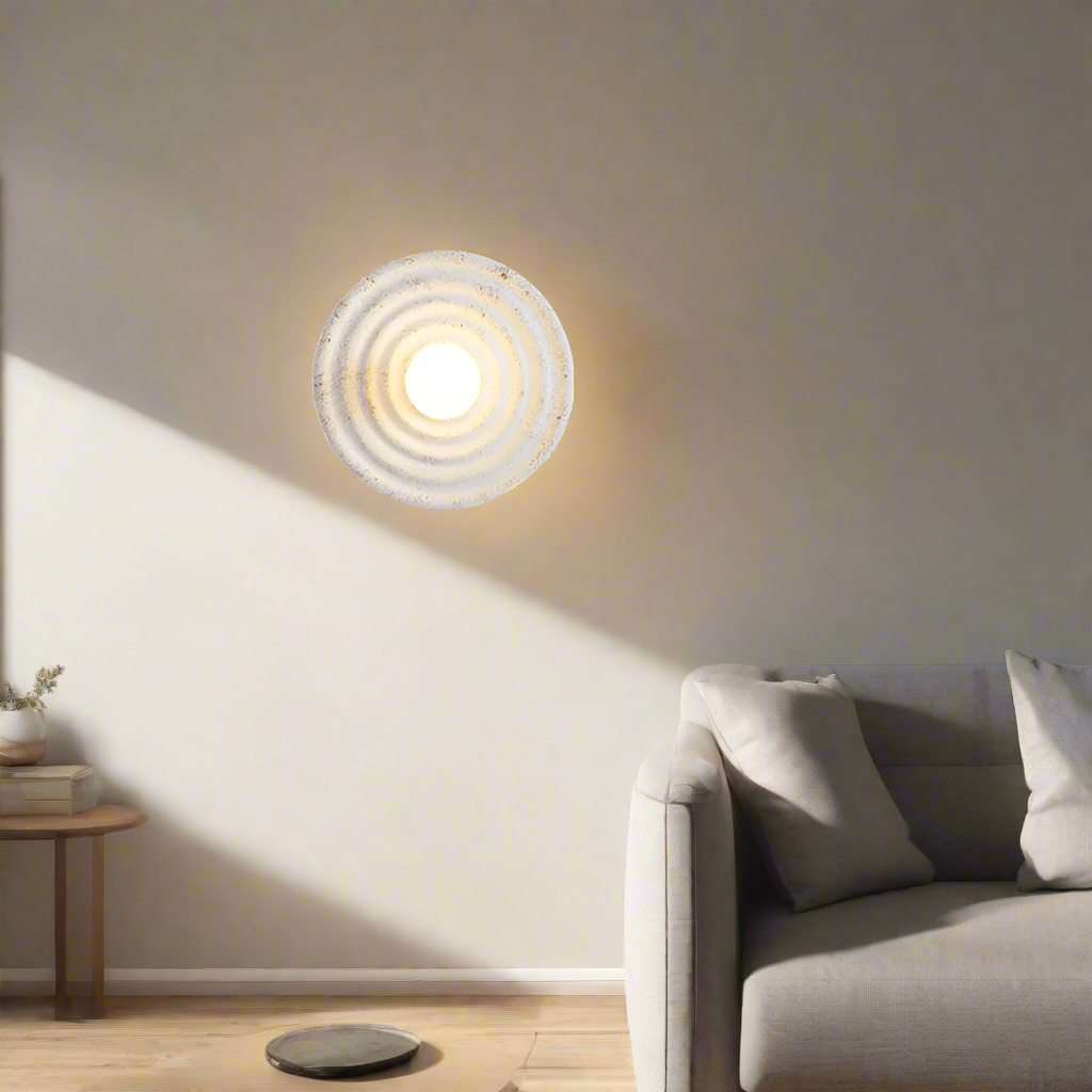 Wabi-Sabi Hars Ronde Cirkel Wandlamp