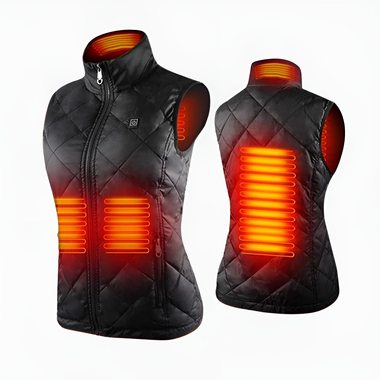 Brehn | Verwarmde Vest voor Vrouwen met Dubbele Controle en 9 Verwarmingszones – Comfort en Warmte voor Elk Seizoen