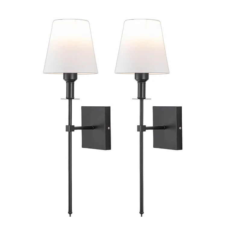 (2-delig) Wandlampen-set met kabel – Stijlvolle lampen voor verlichting boven een spiegel of bed