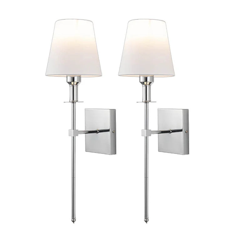 (2-delig) Wandlampen-set met kabel – Stijlvolle lampen voor verlichting boven een spiegel of bed