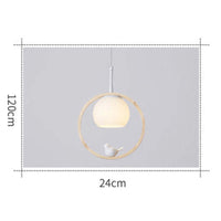 Alixor Hanglamp Rond Noordisch. Hout/Metaal. Hout. Slaapkamer