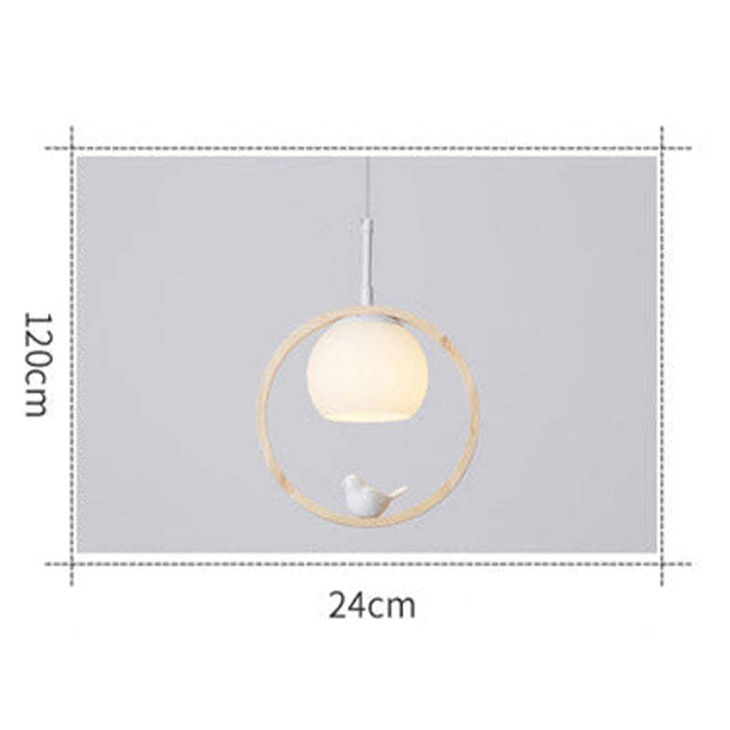 Alixor Hanglamp Rond Noordisch. Hout/Metaal. Hout. Slaapkamer