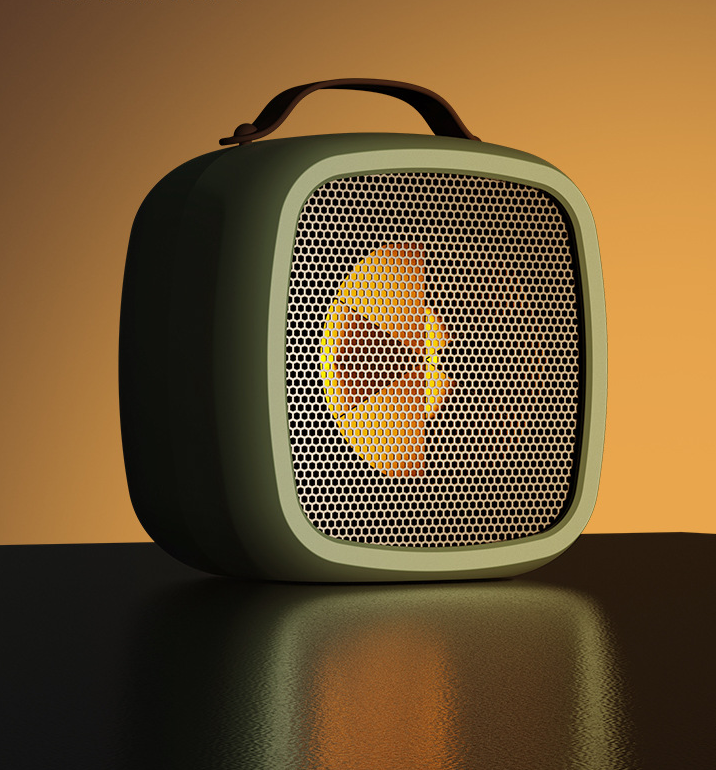 Stille, energiezuinige ventilatorkachel