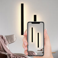 Arisha Minimalistische Waterdichte LED Buitenwandlamp Zwart Tuin Gang