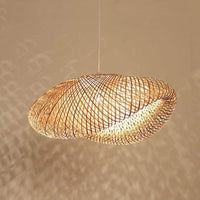 Rinwa Hanglamp Nuage Bohème. Bamboe. Hout. Woonkamer