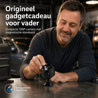 AutoVision | Draadloze 720P Camera – Origineel Gadgetcadeau voor Vader