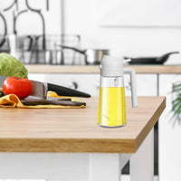 Skanto | 2-in-1 Olie Dispenserfles | Oliepompen en dispenser | Gezond koken