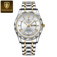 Waterdichte luxe herenarmbandhorloge van topmerk met verlichting