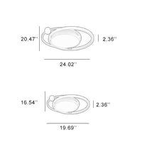 Ronde LED Plafondlamp | Noordse Minimalistische Ontwerp