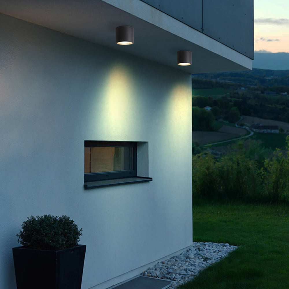 Ray Moderne Zwarte Cilindrische Inbouw Plafondlamp Spot