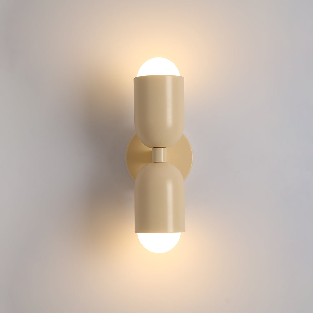 Kira Wandlamp Cilinder Scandinavisch Gekleurd Metaal Woonkamer