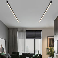 Arisha Plafondlamp Lineair Modern LED Zwart Woonkamer Metaal