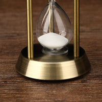 3/5/10 Minuten Retro Metaal Handwerk Zandloper Pendel Thuis Kantoor Bureau Arrangement Ornament Zand Timer Zandglas Decoratie