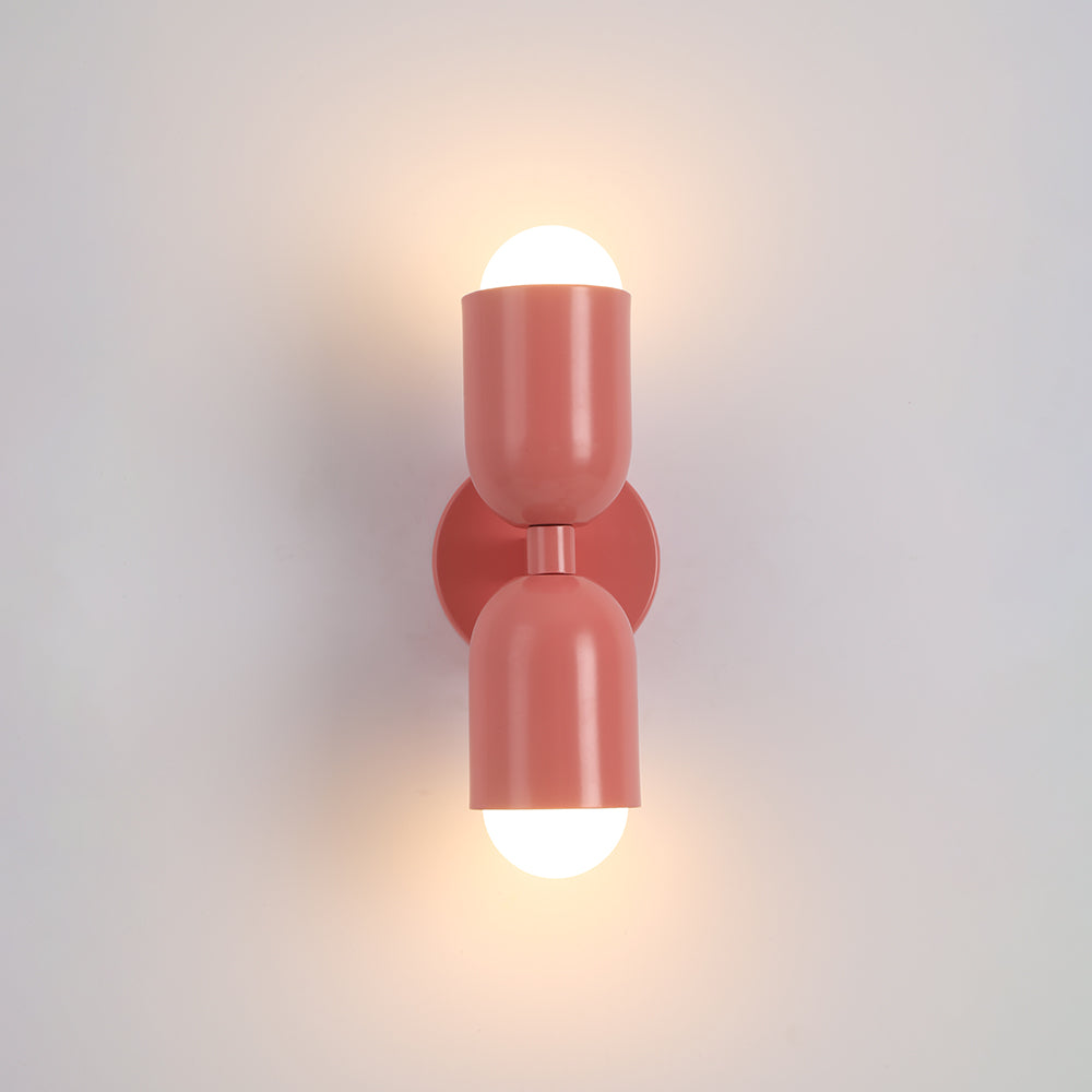 Kira Wandlamp Cilinder Scandinavisch Gekleurd Metaal Woonkamer