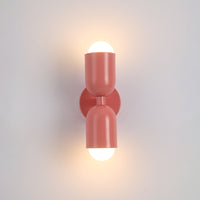 Kira Bicolor Wandlamp met Dubbele Kop