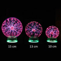 PlasmaNova Plasmakogel Nachtlamp | Interactieve Verlichting | Decoratieve Tafellamp | Perfect voor Thuis en Kantoor