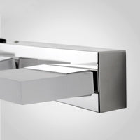 Arisha Design LED Wandlamp Vierkant Modern Metaal/Acryl Zilver Badkamer