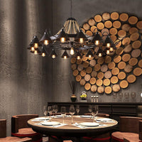 Epoch Vintage Industriële Touw Chandelier Woonkamer