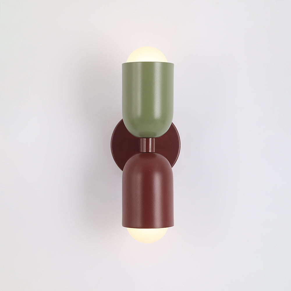 Kira Wandlamp Cilinder Scandinavisch Gekleurd Metaal Woonkamer