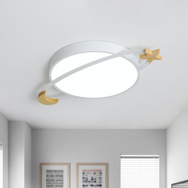 Aria Moderne LED Plafondlamp Wit/Groen/Grijs Slaap/Woon