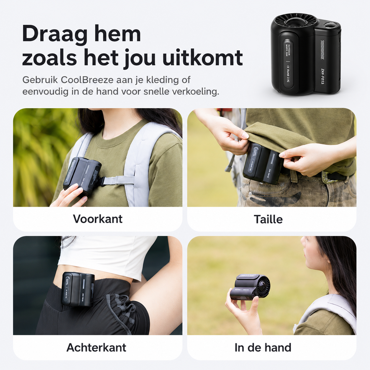 CoolBreeze | Je onder alle omstandigheden koel houden