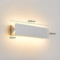 Arisha LED Metalen Binnen Wandlamp Rotatable, Wit