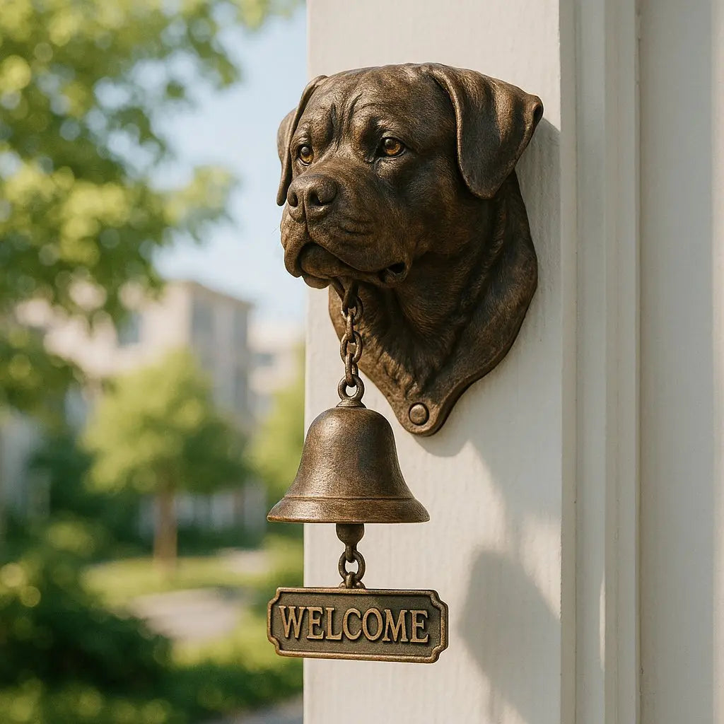 GuardianBell™ | Welkomstbel Duitse Herder — Symbool voor Bescherming & Gastvrijheid