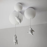 Ballonbeer Plafondlamp | Speelse Beren Ontwerp