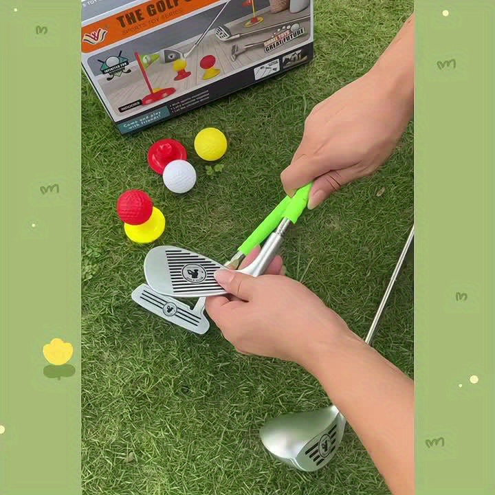 Golfset voor Kinderen - Verstelbare Clubs en Doelen voor Eindeloos Speelplezier