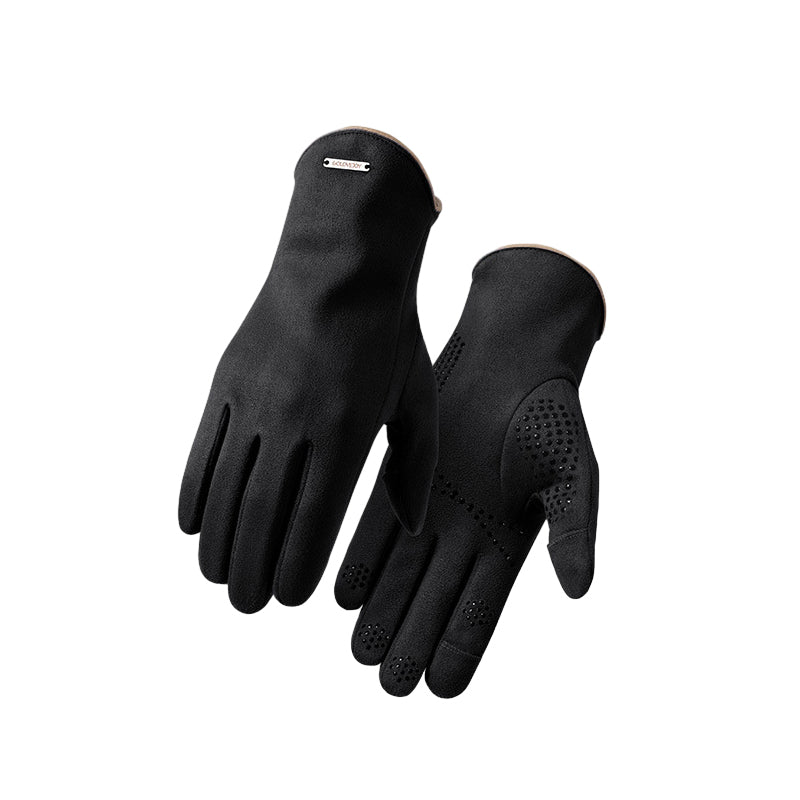 Koudbestendige suède handschoenen