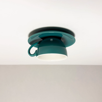 Aria Moderne Koffiekoppen Keramische Flush Plafondverlichting