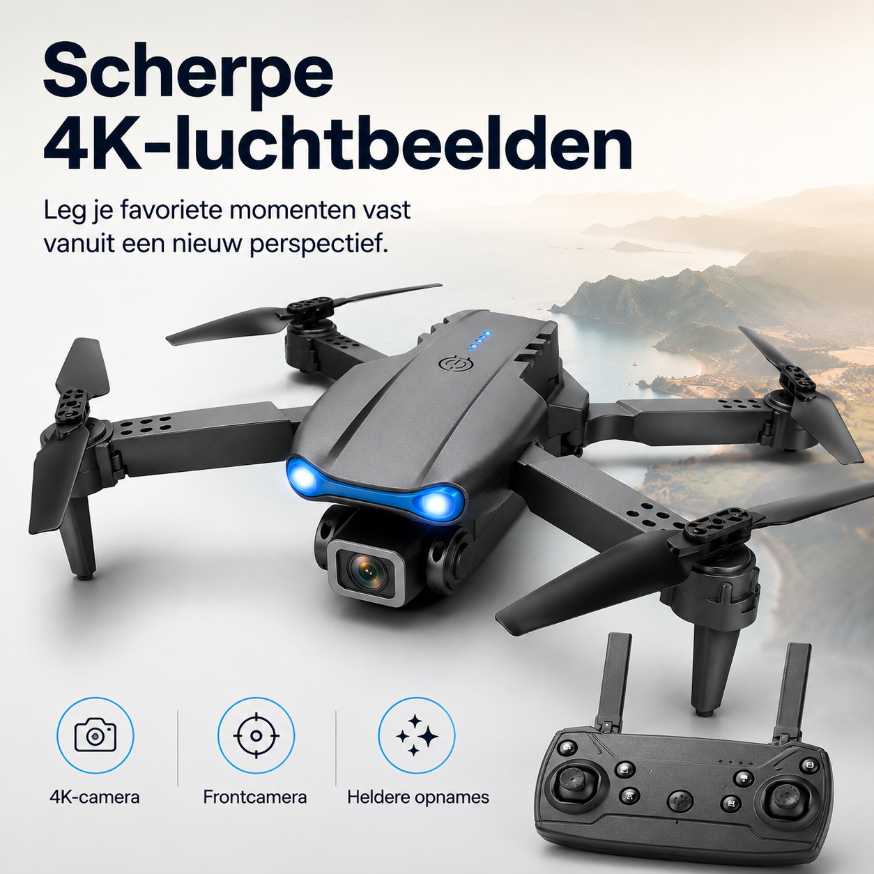 AeroPro - Drone met 4K UHD Camera en Lange Batterijduur