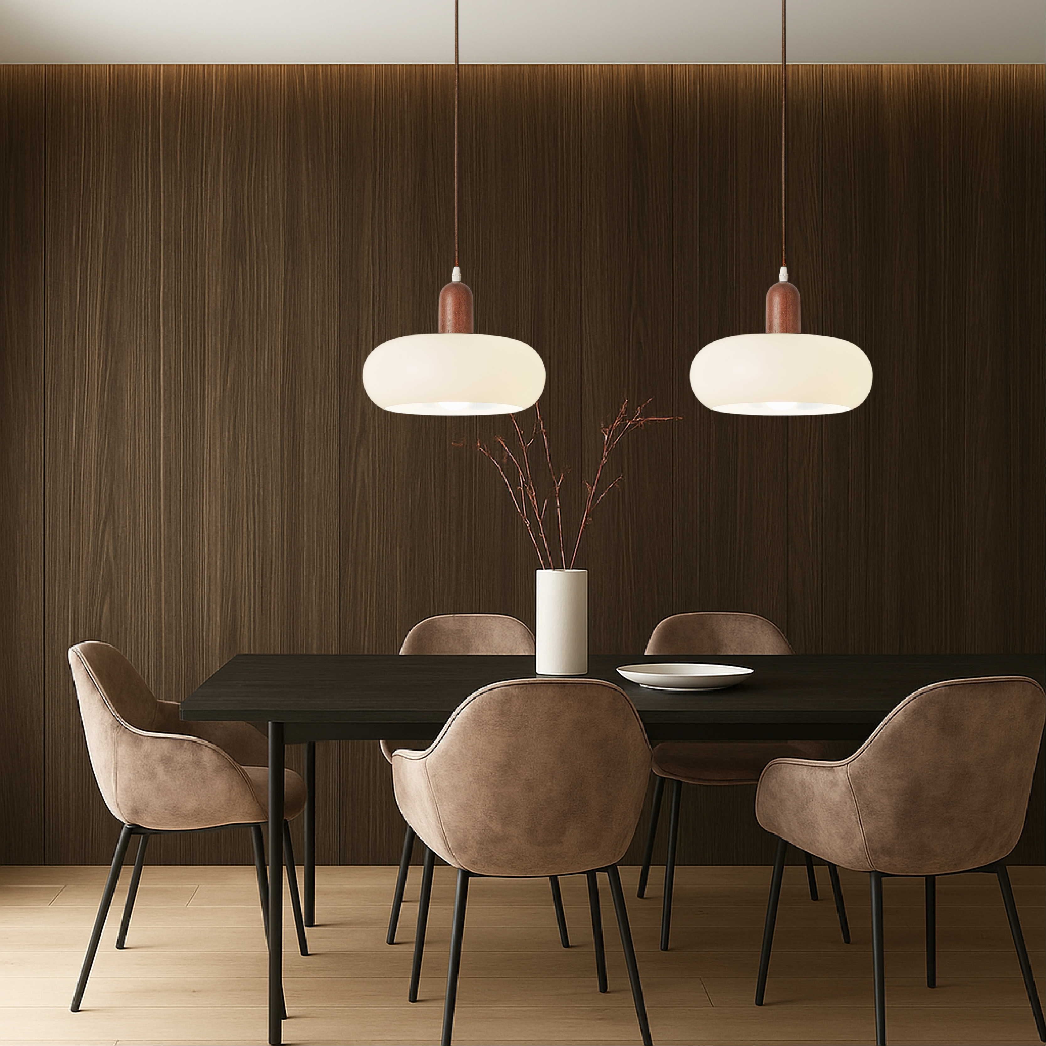 Noordse Crème Hanglamp