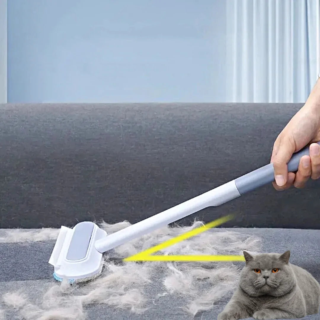 PurrFectClean | Gebruiksvriendelijke borstel voor het verwijderen van kattenhaar en pluizen