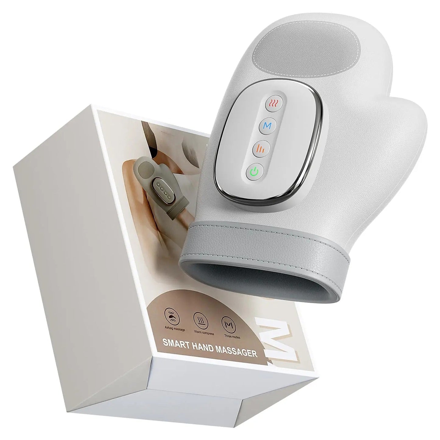 VelaPulse Handmassager Met Warmte En Luchtcompressie