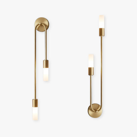 Moderne Wandlamp Rime met 2 Lichten voor Bed- of Slaapkamer