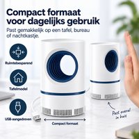 Bionische LED Muggenval met Krachtige Zuigkracht
