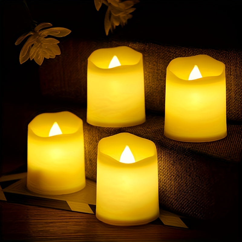 Vlamloze LED-theelichten op batterijen – 24–100 stuks