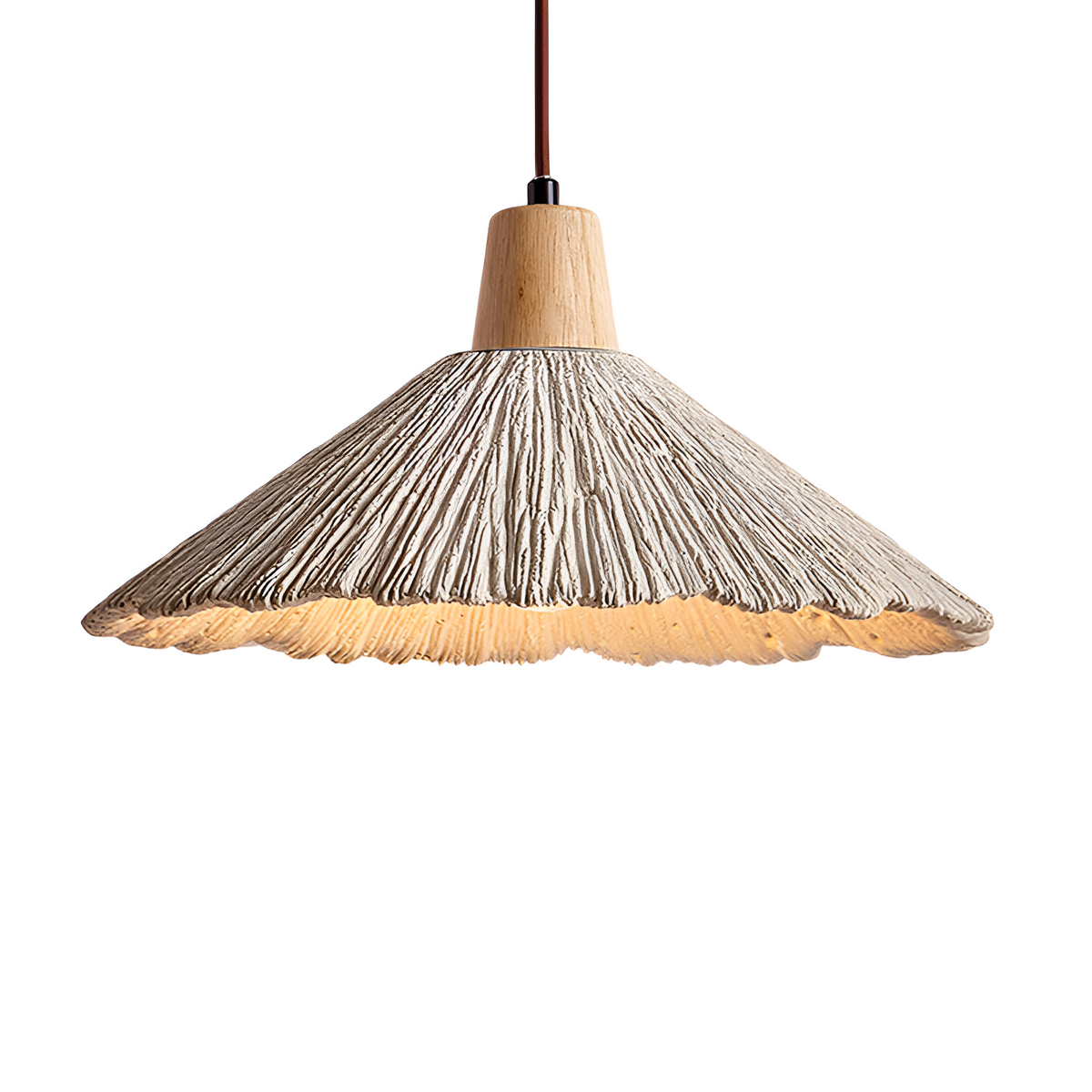 Crème Retro Wabi-Sabi LED Hanglamp