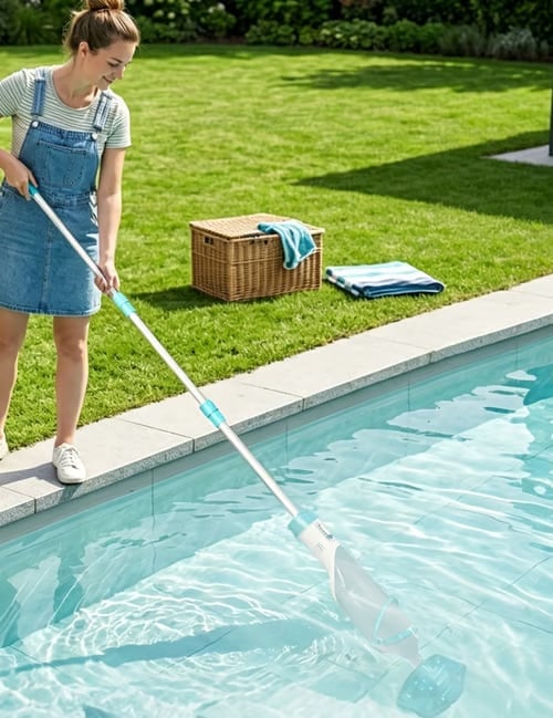 SwiftVac – Draadloze Poolstofzuiger