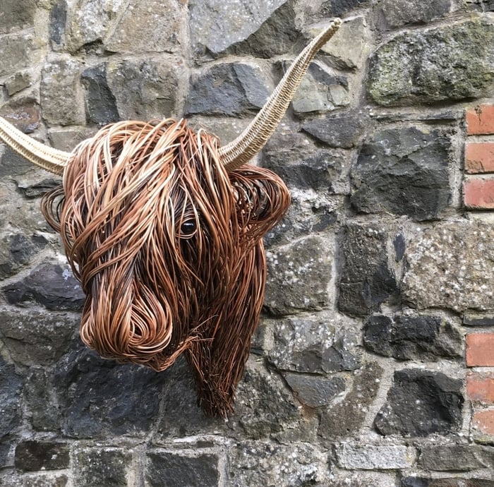 Koe Wand Sculptuur – Bowie